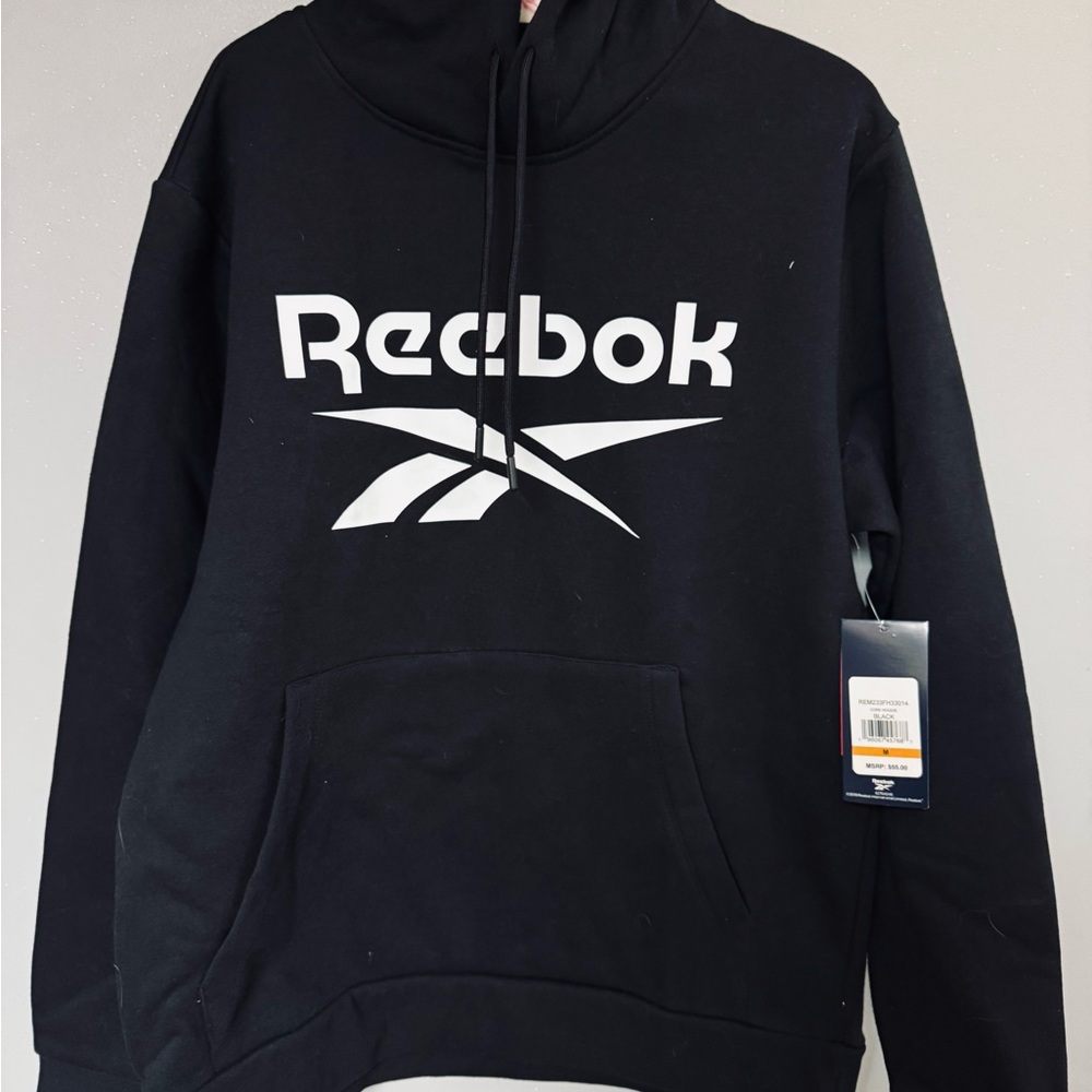 NWT Reebok Black Hoodie.